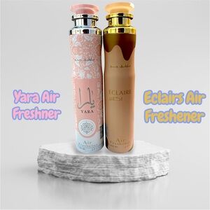 Yara and Eclaire Air Freshener Duo - Pink and Gold